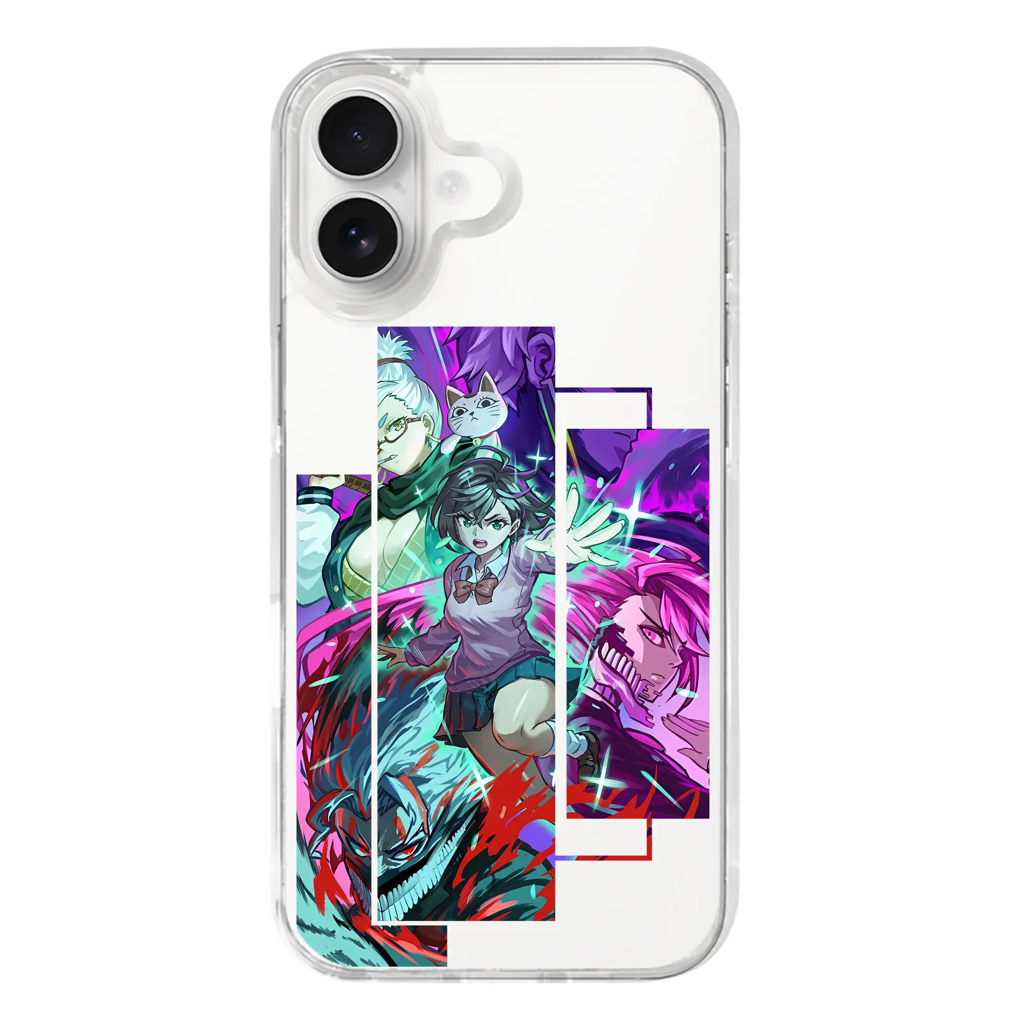 ダンダダン グッズ,綾瀬桃 - iPhone 17シリーズ 透明スマホケース – 薄型・耐衝撃・精密フィット保護カバー